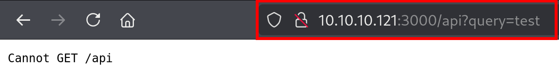 Invalid query